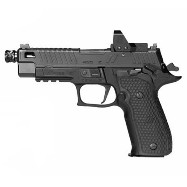 sig p226 zev tb 9mm pistol with romeo 1 pro black