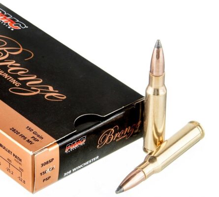 20 Rounds of .308 Win Ammo by PMC Bronze - 150gr PSP